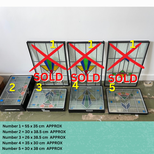 Stained glass window panel - glass,