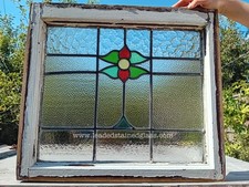 Floral leaded stained glass