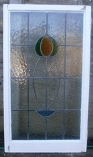 antique stained glass window