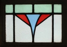 ART DECO ENGLISH STAINED GLASS
