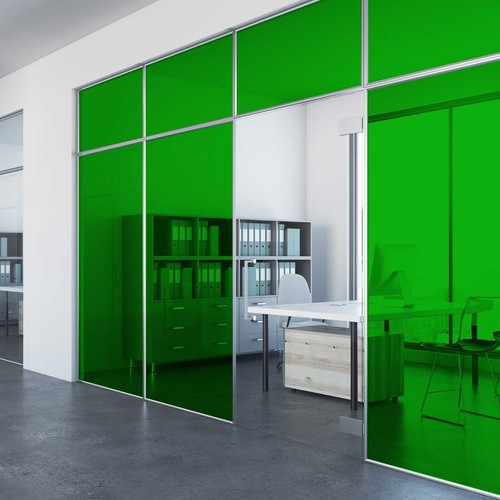 Transparent coloured window - coloured,