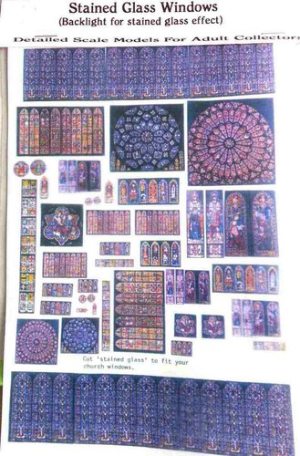 Stained glass windows - stained, small