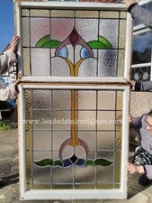 2 stained glass windows