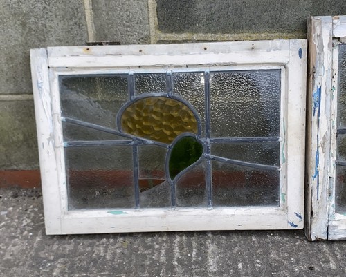 Antique stained glass - stained, window