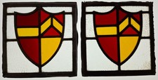 Antique stained glass window