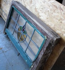 ORIGINAL ART DECO STAINED
